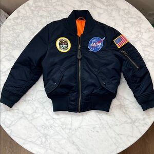Alpha Industries Kids NASA Bomber Jacket